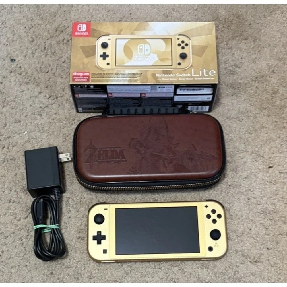 Nintendo Switch Lite Handheld Console - Legend of Zelda Hyrule Edition CIB